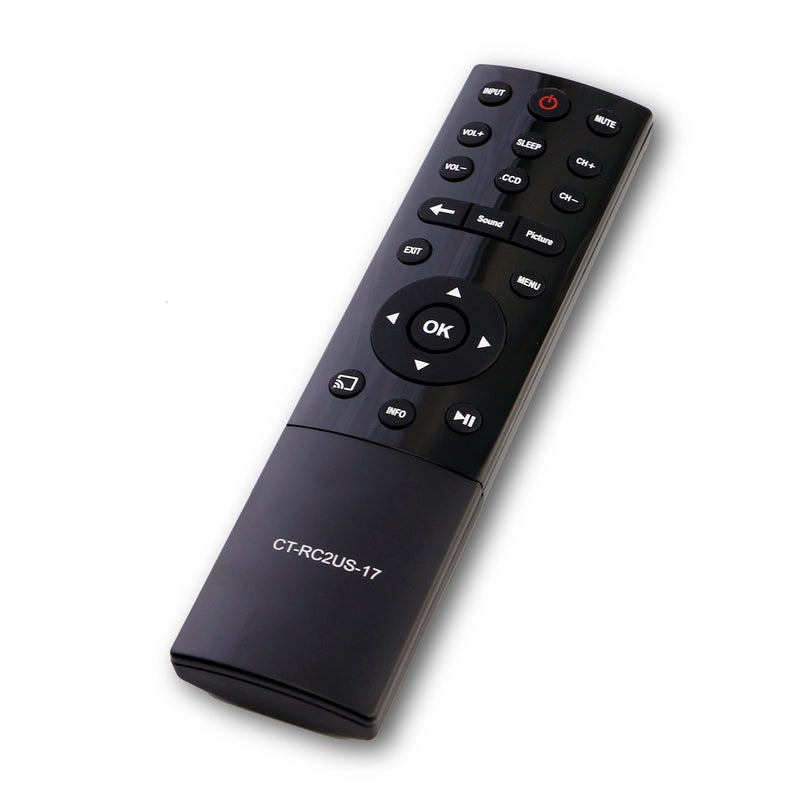 WINFLIKE New CT-RC2US-17 Replace Remote Compatible with Toshiba Google Cast Smart HD LED TV 55L621U 49L621U 43L621U 65L621U 55L421U 32L221U CTRC2US17 - Image 1
